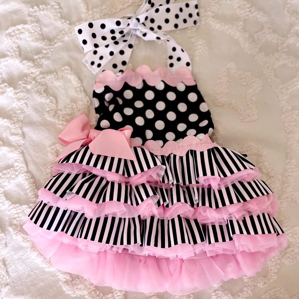 EUC Mud Pie 2T-3T Halter Dress